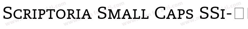 Scriptoria Small Caps SSi字体转换